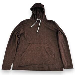 Lululemon Mens L Jersey Hoodie Espresso Soft Jersey Hoodie